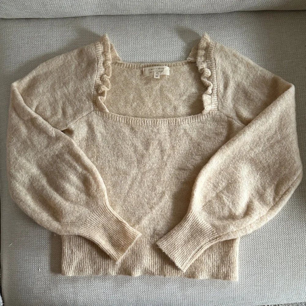 Sezane Mila Square Neck Sweater - Picture 2 of 5
